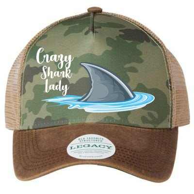 Crazy Shark Lady Legacy Tie Dye Trucker Hat