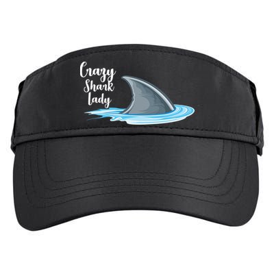 Crazy Shark Lady Adult Drive Performance Visor