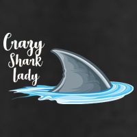 Crazy Shark Lady 11oz C Handle Ceramic Mug