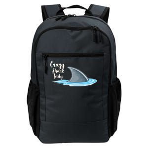 Crazy Shark Lady Daily Commute Backpack