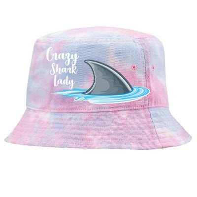 Crazy Shark Lady Tie-Dyed Bucket Hat