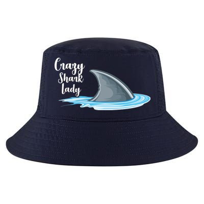 Crazy Shark Lady Cool Comfort Performance Bucket Hat