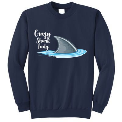 Crazy Shark Lady Sweatshirt