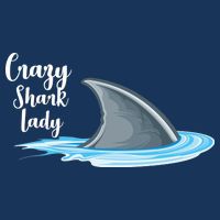 Crazy Shark Lady Kids T-Shirt