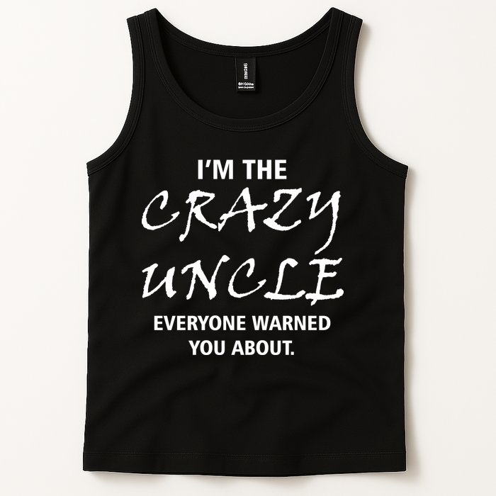 Crazy Uncle - Handle With Care Funny Tank Top