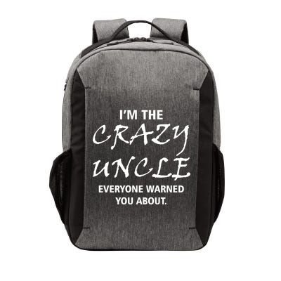 Crazy Uncle - Handle With Care Funny Vector Backpack