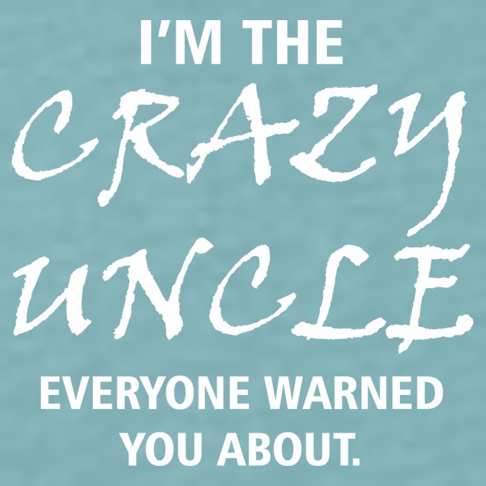 Crazy Uncle - Handle With Care Funny Sueded Cloud Jersey T-Shirt