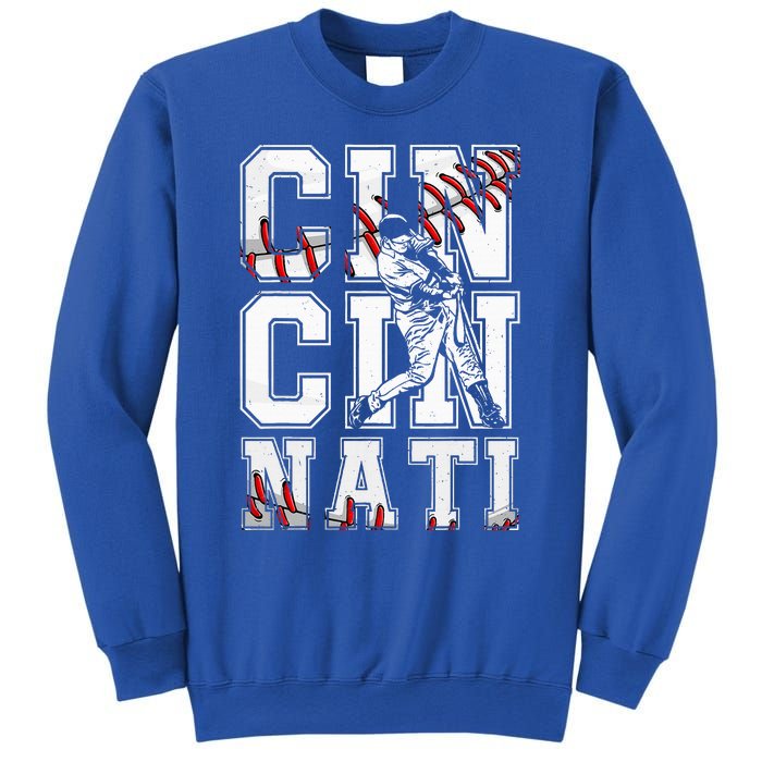 Cincinnati Retro Baseball Lover Met At Game Day Sweatshirt