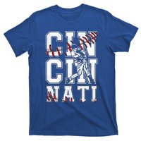 Cincinnati Retro Baseball Lover Met At Game Day T-Shirt