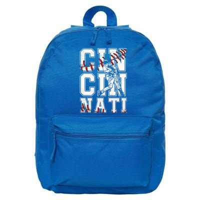 Cincinnati Retro Baseball Lover Met At Game Day 16 in Basic Backpack