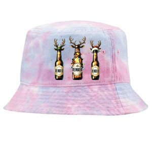 Christmas Reinbeer Beer Lover Tie-Dyed Bucket Hat