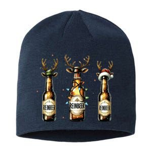 Christmas Reinbeer Beer Lover Sustainable Beanie