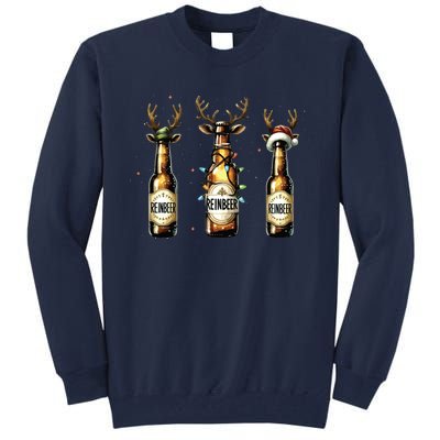 Christmas Reinbeer Beer Lover Tall Sweatshirt