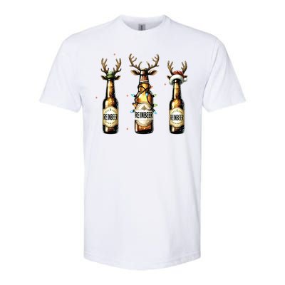 Christmas Reinbeer Beer Lover Softstyle CVC T-Shirt