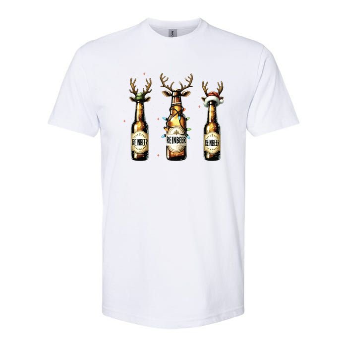 Christmas Reinbeer Beer Lover Softstyle CVC T-Shirt