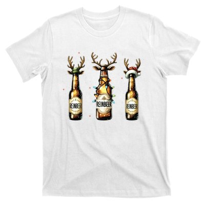 Christmas Reinbeer Beer Lover T-Shirt