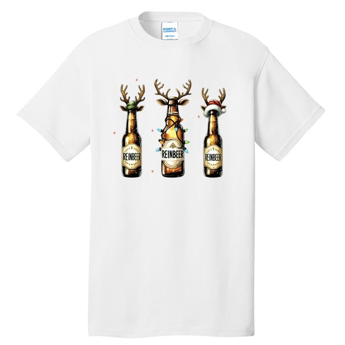 Christmas Reinbeer Beer Lover Tall T-Shirt