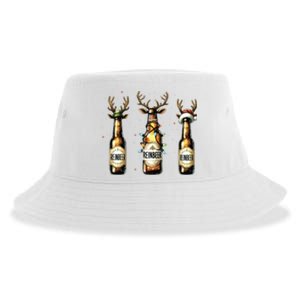 Christmas Reinbeer Beer Lover Sustainable Bucket Hat