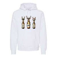 Christmas Reinbeer Beer Lover Premium Hoodie