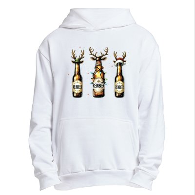 Christmas Reinbeer Beer Lover Urban Pullover Hoodie