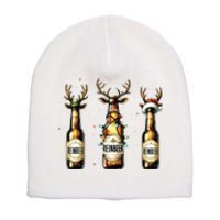 Christmas Reinbeer Beer Lover Short Acrylic Beanie