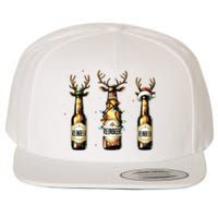 Christmas Reinbeer Beer Lover Wool Snapback Cap