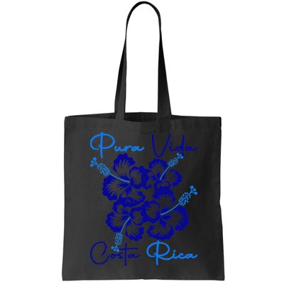 Costa Rica Beach Pura Vida Tropical Flower Family Vacation Bag