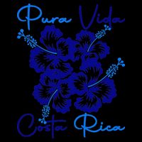 Costa Rica Beach Pura Vida Tropical Flower Family Vacation Womens Tank Top