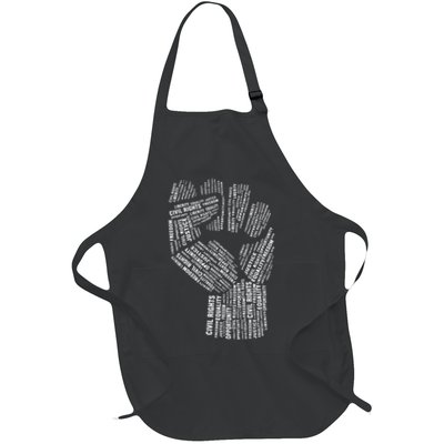 Civil Rights Black Power Fist March For Justice Apron