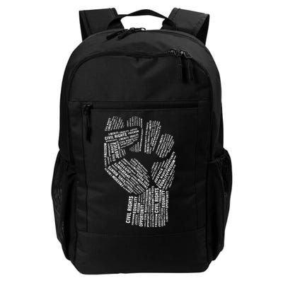 Civil Rights Black Power Fist March For Justice Backpack