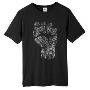 Civil Rights Black Power Fist March For Justice Tall Fusion ChromaSoft Performance T-Shirt