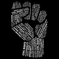 Civil Rights Black Power Fist March For Justice 16 in Basic Backpack