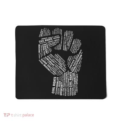 Civil Rights Black Power Fist March For Justice Mousepad