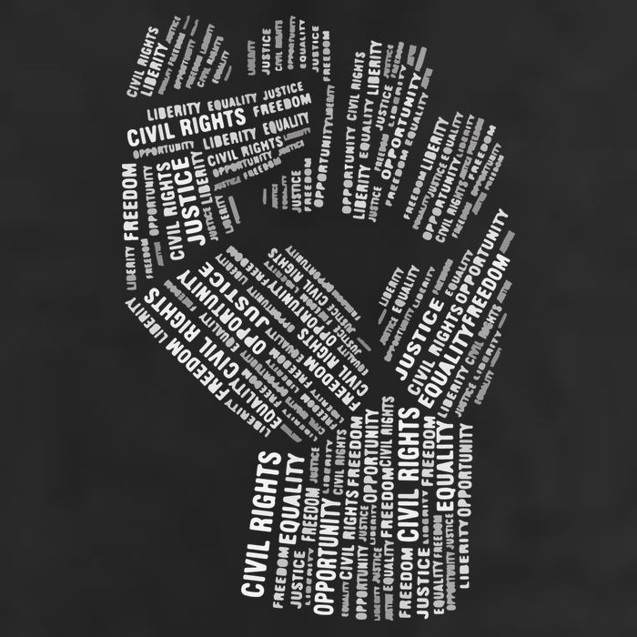 Civil Rights Black Power Fist March For Justice Hat