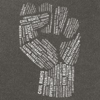 Civil Rights Black Power Fist March For Justice Cotton Canvas Backpack