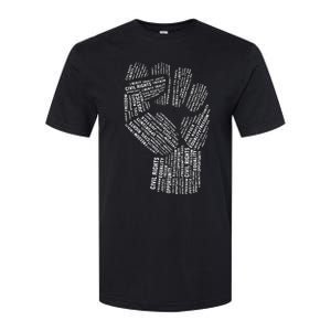 Civil Rights Black Power Fist March For Justice Softstyle CVC T-Shirt