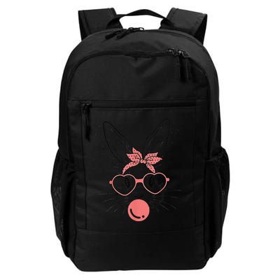 Cute Rabbit Bunny Blowing Bubble Gum Easter Day Backpack