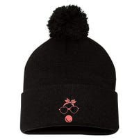 Cute Rabbit Bunny Blowing Bubble Gum Easter Day Pom Pom 12in Knit Beanie