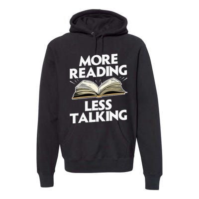 Cool Reading Books For Wo Book Lover Bookworm Library Premium Hoodie