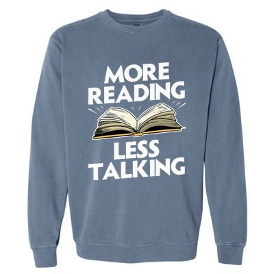 Cool Reading Books For Wo Book Lover Bookworm Library Garment-Dyed Sweatshirt