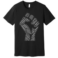 Civil Rights Black Power Fist March For Justice Premium T-Shirt