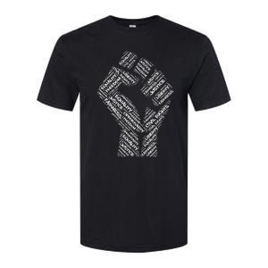 Civil Rights Black Power Fist March For Justice Softstyle CVC T-Shirt