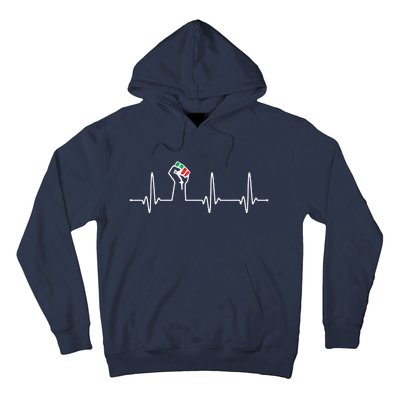 Civil Rights Black Power Fist Heartbeat Hoodie Customize Now Hoodie