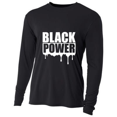 Civil Rights Black Power Fist African Pride Cooling Performance Long Sleeve Crew