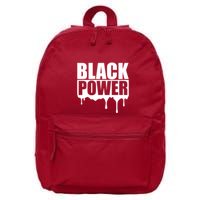 Civil Rights Black Power Fist African Pride 16 in Basic Backpack
