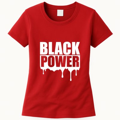 Civil Rights Black Power Fist African Pride Womens T-Shirt