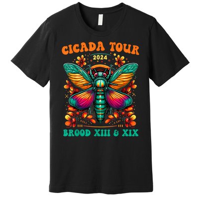 Cicada Reunion Broods Xix & Xiii Vintage Cicada 2024 Gift Premium T-Shirt