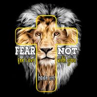 Christian Religious Bible Verse Sayings Lion Fear Scripture Backpack