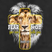 Christian Religious Bible Verse Sayings Lion Fear Scripture Hat