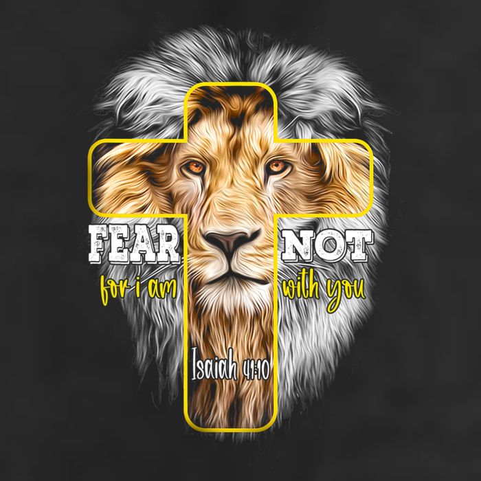 Christian Religious Bible Verse Sayings Lion Fear Scripture Hat